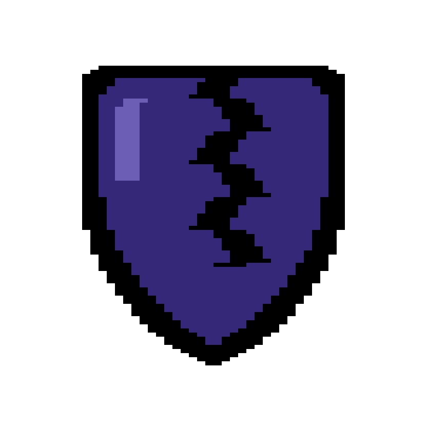 Cracked shield